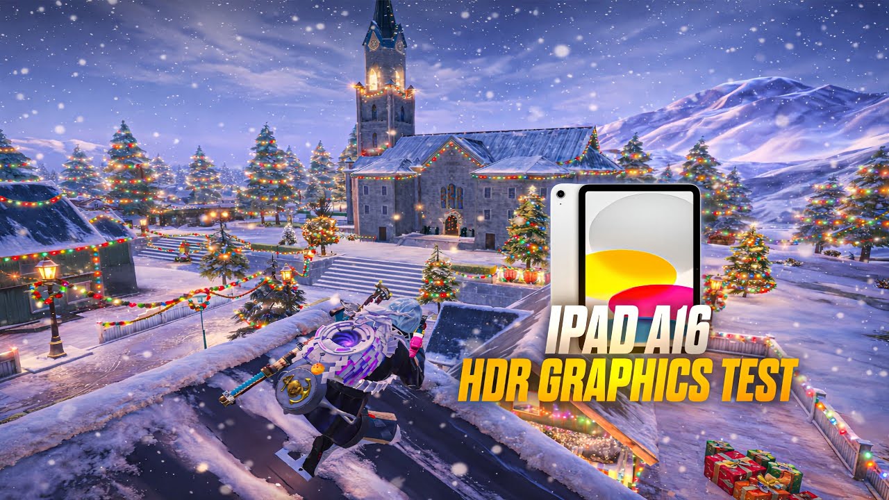 iPad 11 A16 BGMI Graphics Test (HDR+ EXTREME) 🔥 | PUBG Mobile Gaming 2026 | With High Graphics!