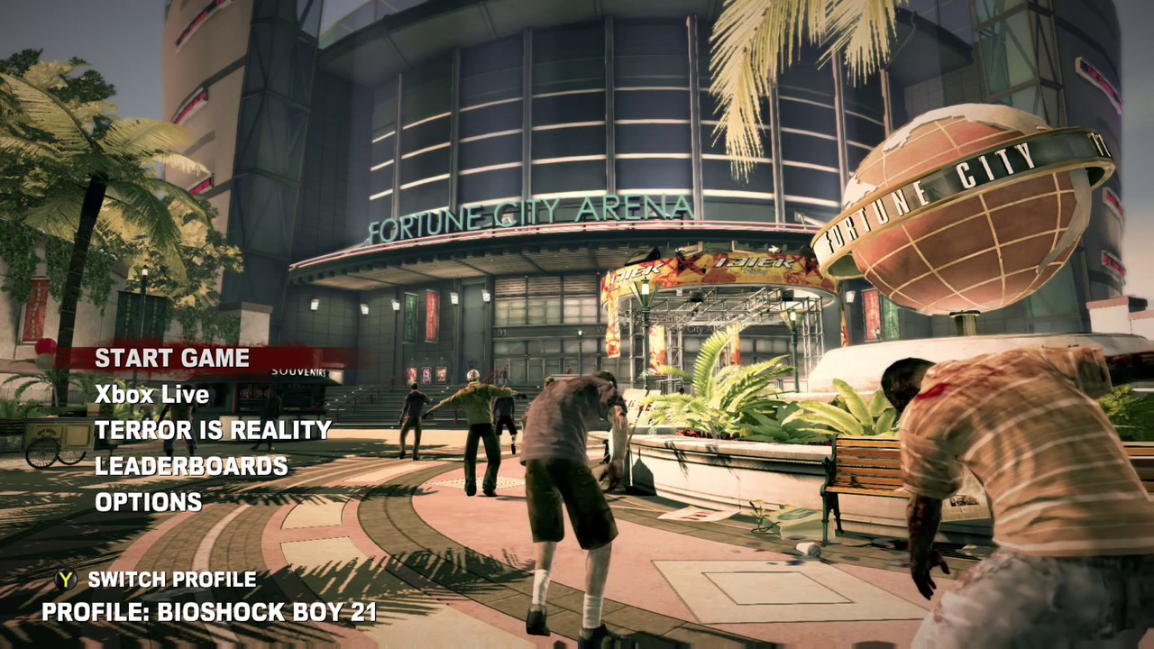 Dead Rising® 2 main menu