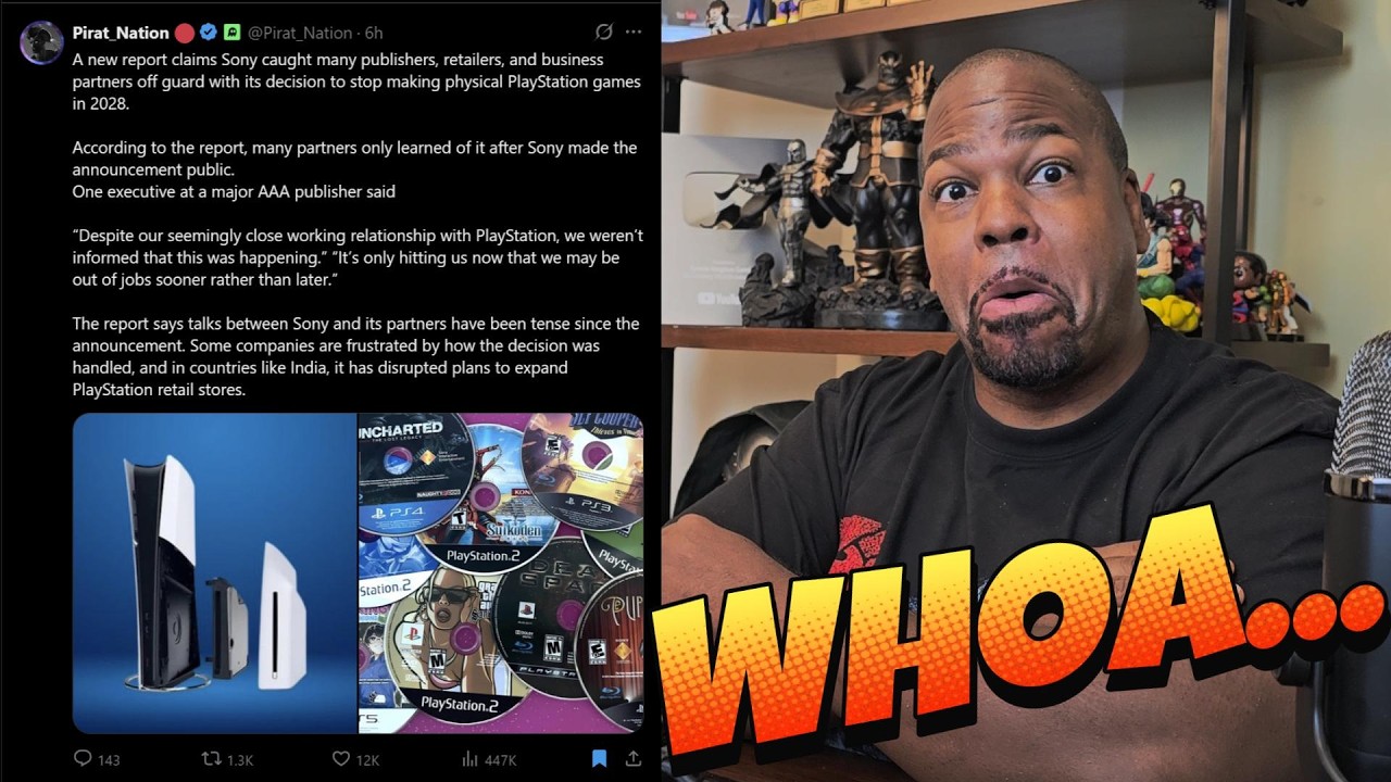 Sony BLINDSIDED It's Own Publishers by ENDING PHYSICAL GAMES!