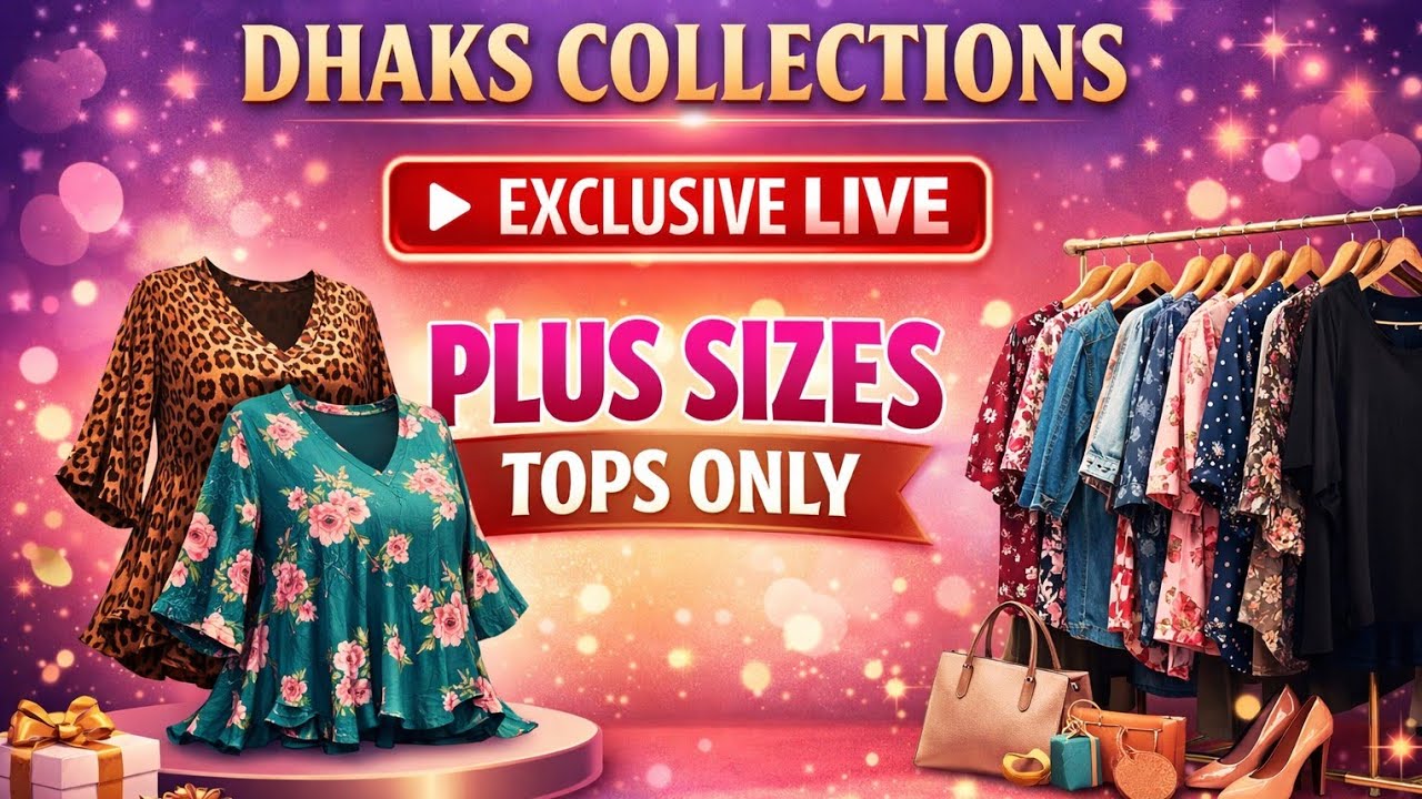 Confidence in Every Size! EXCLUSIVE LIVE Shopping👚 Plus Sizes Collection Special Limited Pieces.!