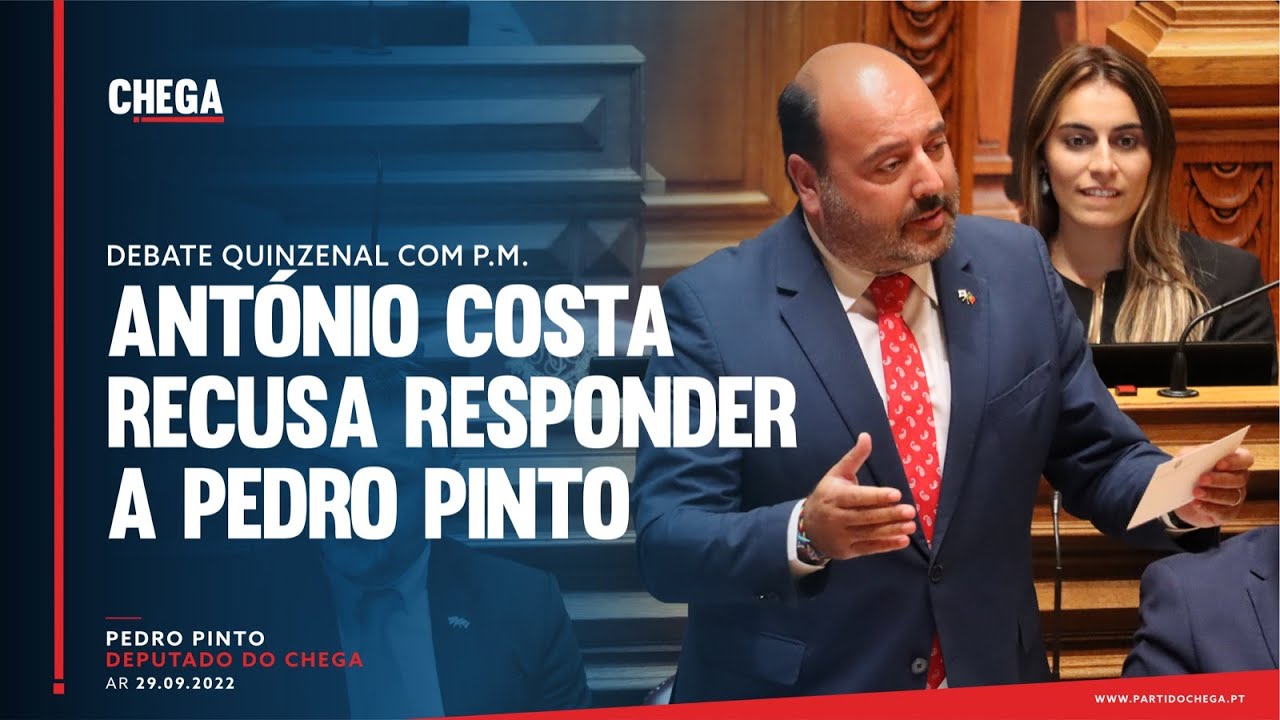 António Costa recusa responder a Pedro Pinto