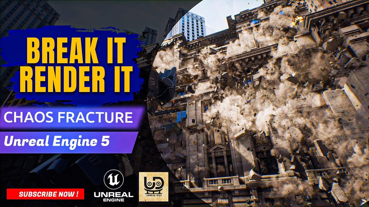 Unreal Engine 5 | Trigger Chaos Fracture In Sequencer and Render it