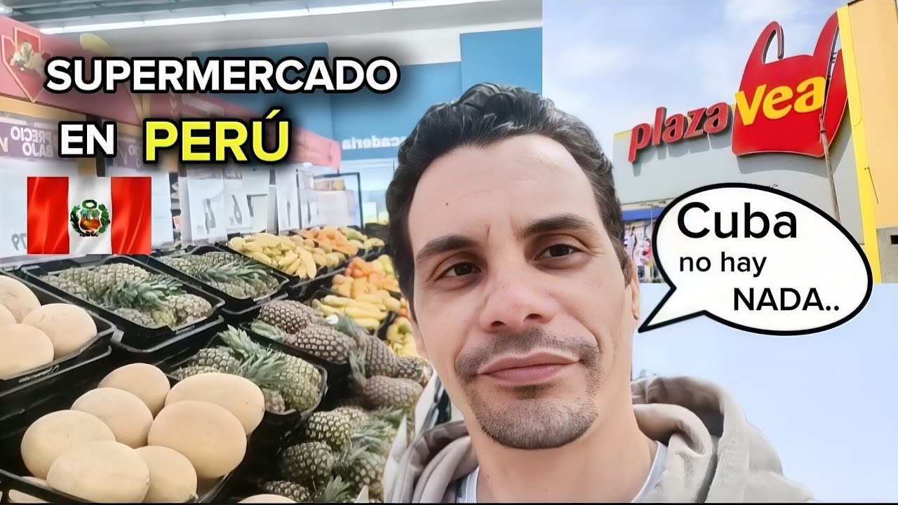 CUBANO conoce SUPERMERCADO EN PER&Uacute; ( viv&iacute; enga&ntilde;ado en Cuba.!