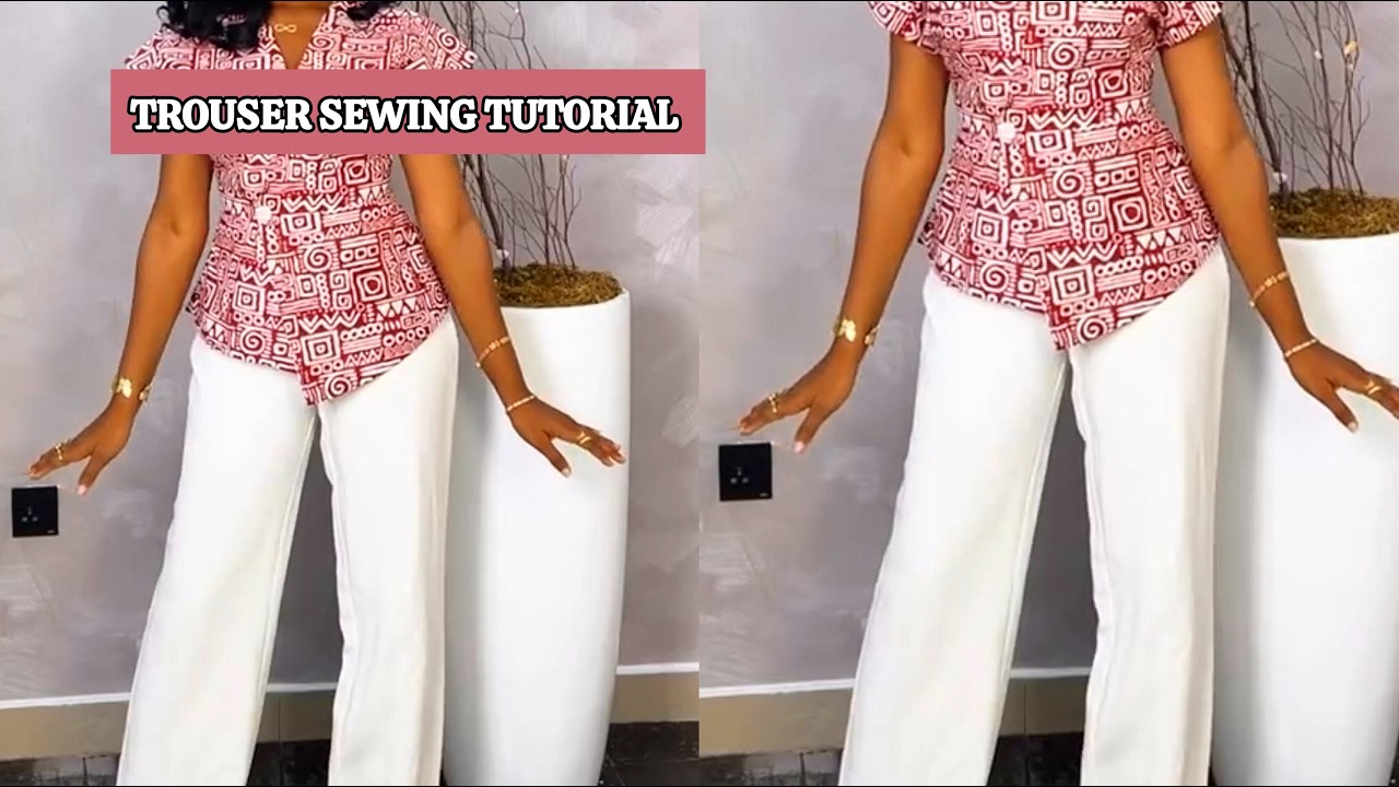 LET'S MAKE THE TROUSER THIS SIMPLE WAY 😲 | Trouser waistband technique