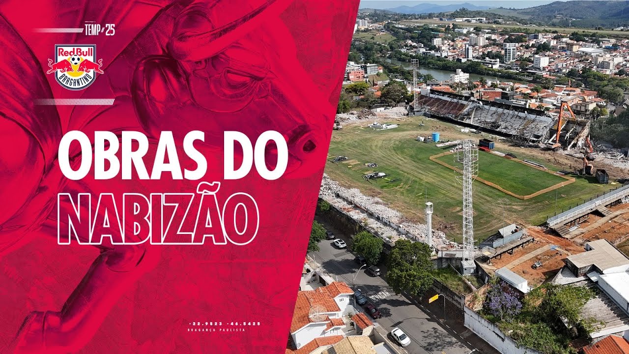 A ARENA VEM AÍ - Demolição das arquibancadas do Nabizão chega em sua etapa final