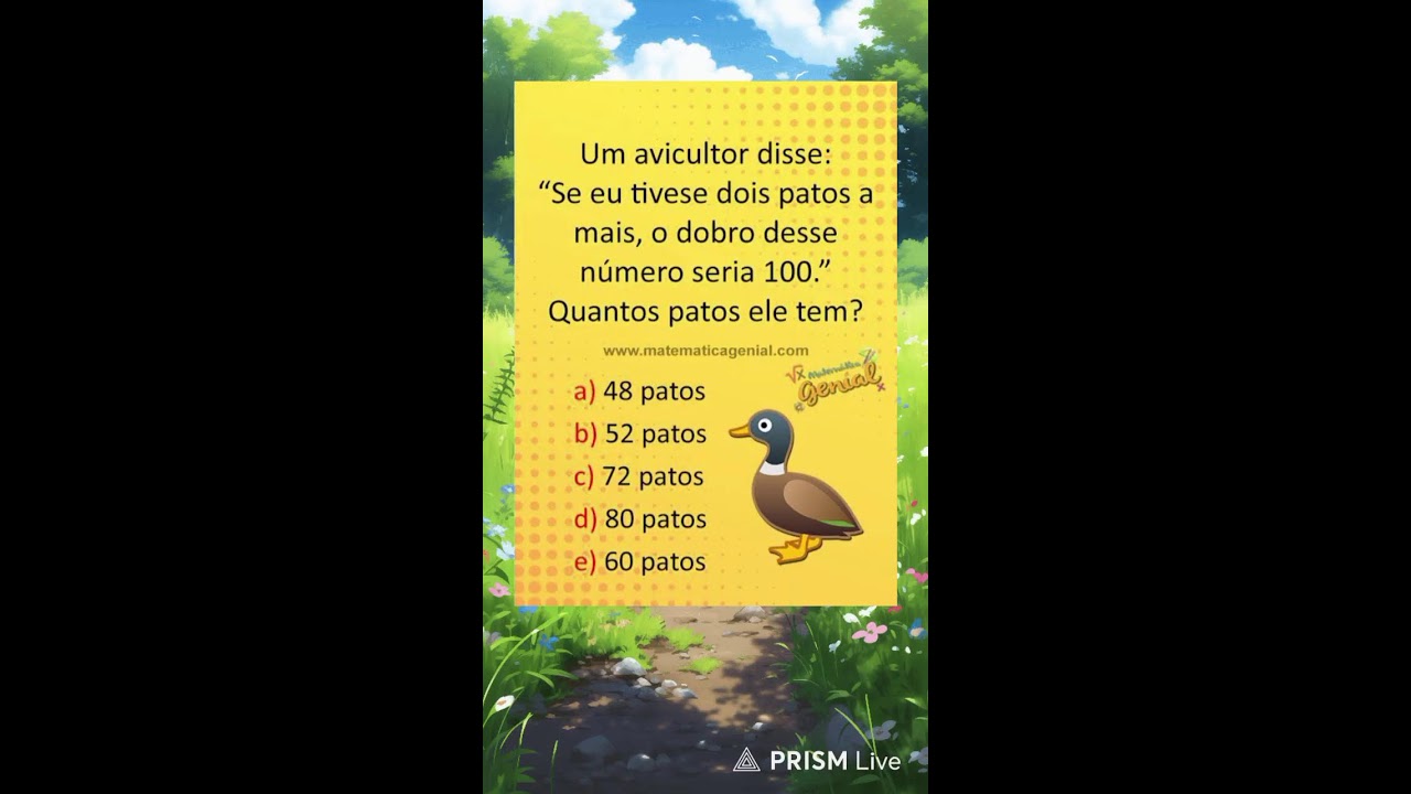 vamos de matemática, final de sexta feira pra todos, Live...