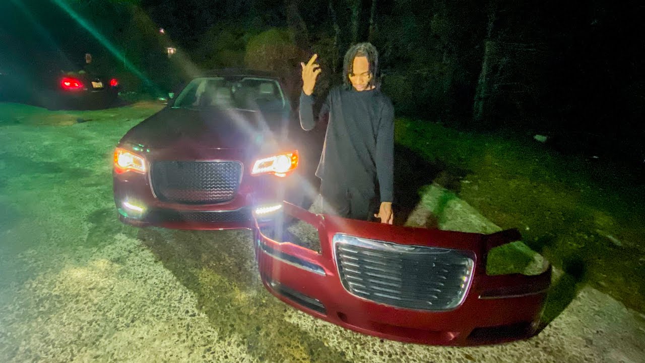 INSTALLING A 2023 SRT BUMPER ON MY 2013 CHRYSLER 300 AND I WENT TO A CRAZY LEGAL PIT IN ATLANTA! 🔥🔥