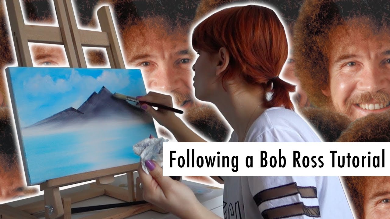 BOB ROSS İLE RESİM SEVİNCİ | Following a Bob Ross Tutorial