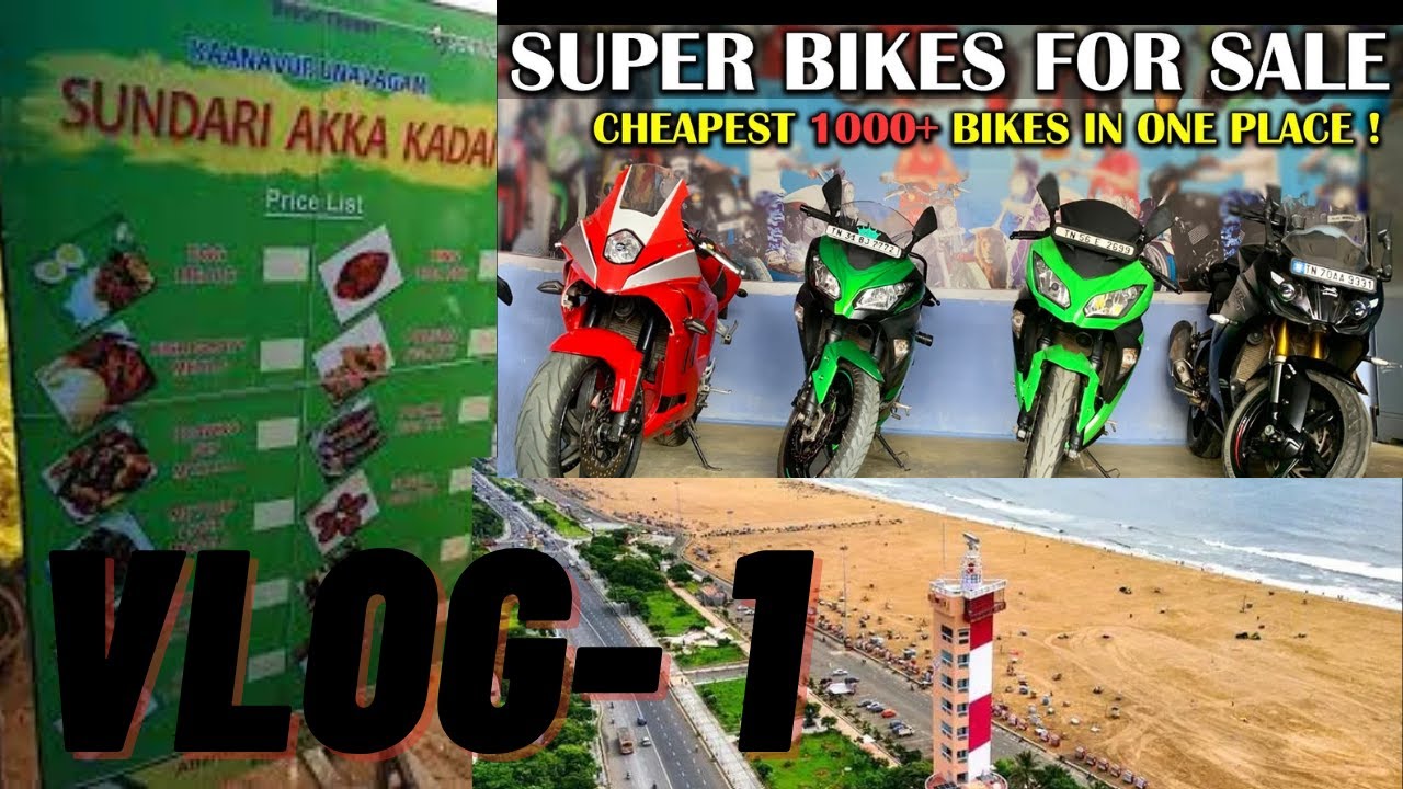 MINI VLOG - 1| MARINA BEACH | SUNDARI AKKA KADAI | GANESH BIKES | UNPLANNED VLOG | TheCringeGuy |