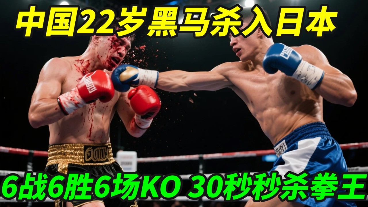 中国22岁黑马杀入日本踢馆，6战6胜6场KO，30秒秒杀日本拳王！【小野格斗解说】