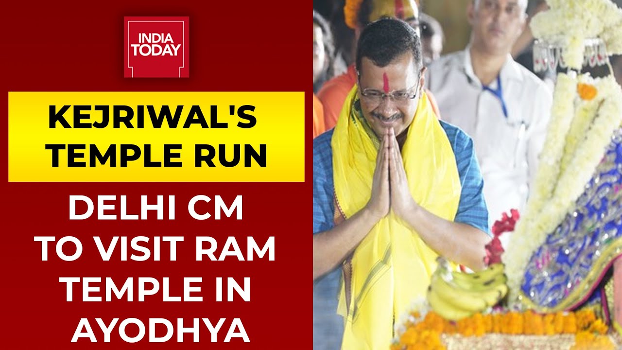 Kejriwal's Temple Run: Delhi CM To Offer Prayers At Hanuman Garhi Temple, Ram Janmbhoomi In Ayodhya