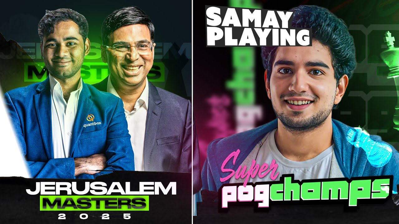 Jerusalem Masters 2025 Finals | Arjun vs Vishy | Samay playing in Pogchamps Later
