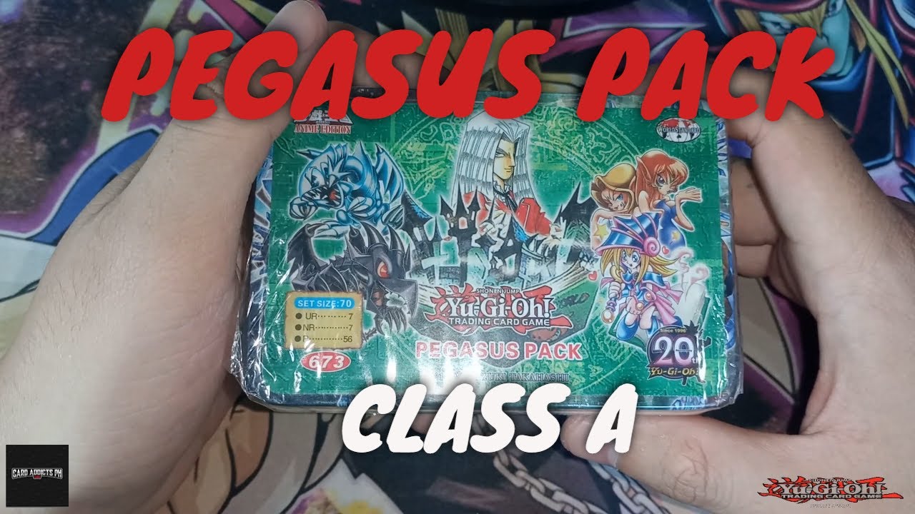 (PEGASUS PACK) Yugi-oh Unboxing Class A Cards (TIN CAN)