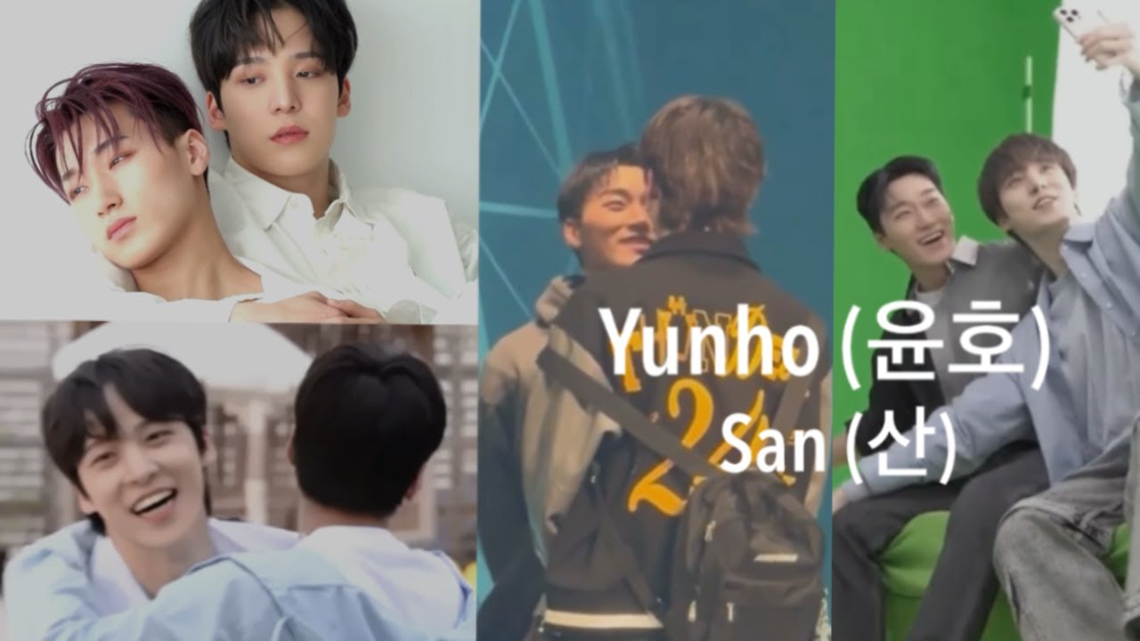 Yunho (윤호) and San (산) | ATEEZ YUNSAN compilation