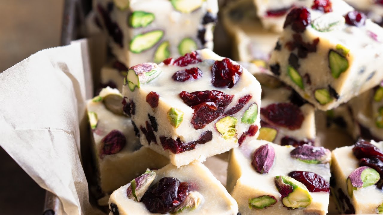Dairy-free white christmas slice | RFHB recipes