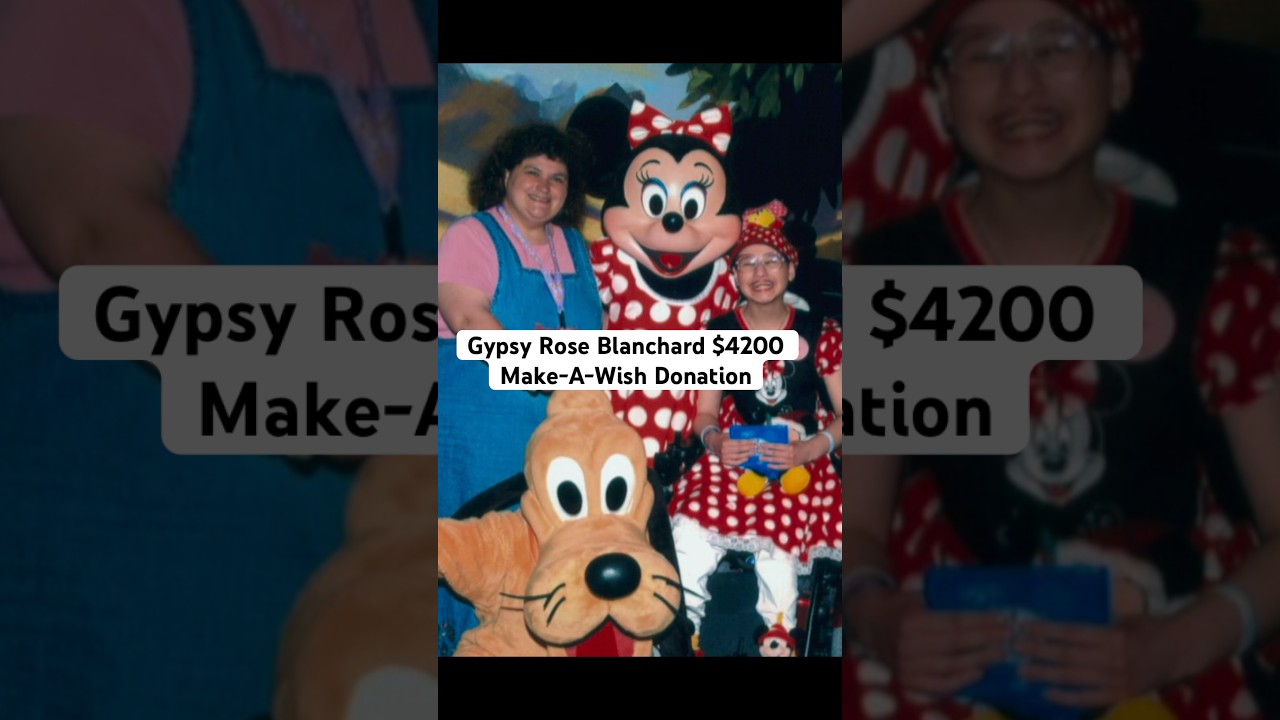 Gypsy Rose Blanchard  $4200 Make-A-Wish Donation ￼#gypsyroseonlifetime #makeawish #grb
