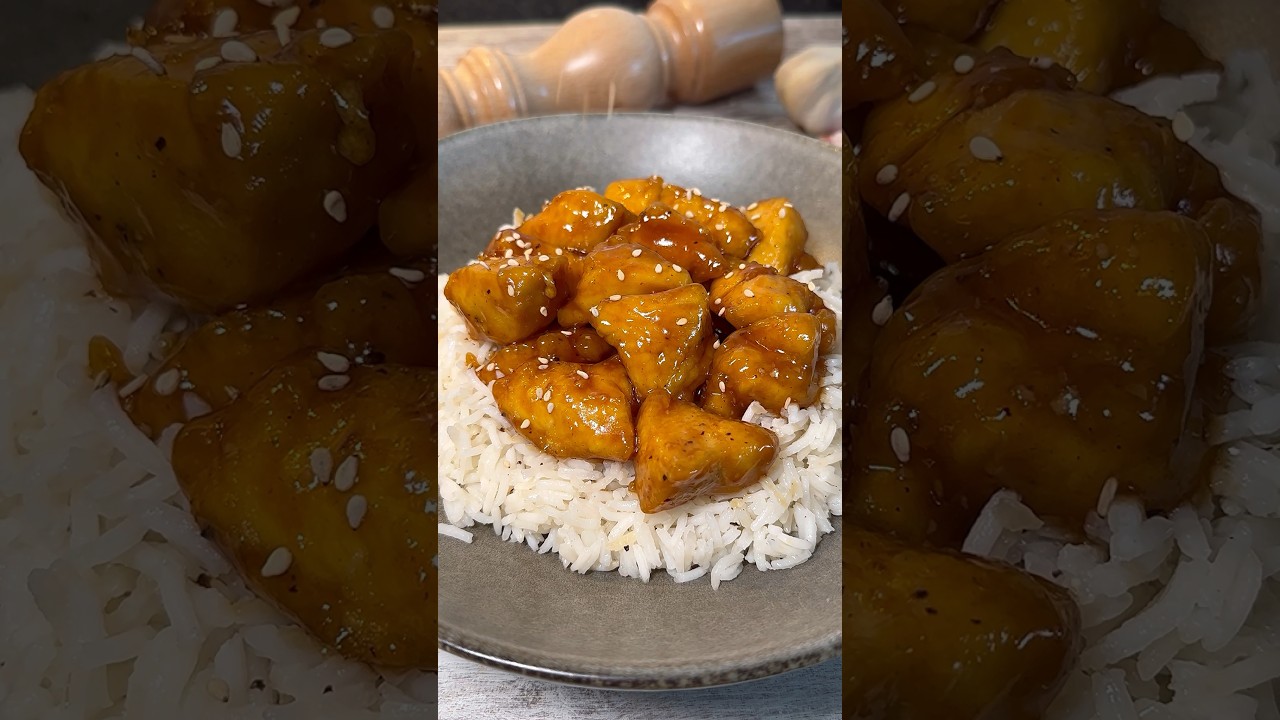 POLLO TERIYAKI 🍗🍛 Versión fácil y rápida 