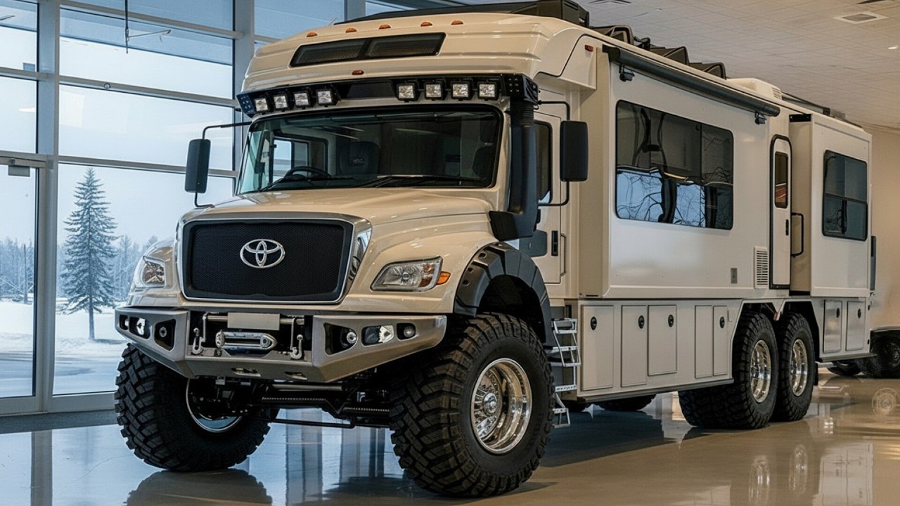 2027 Toyota Warlord 6×6 Motorhome – The Ultimate Luxury Off-Road Camper!