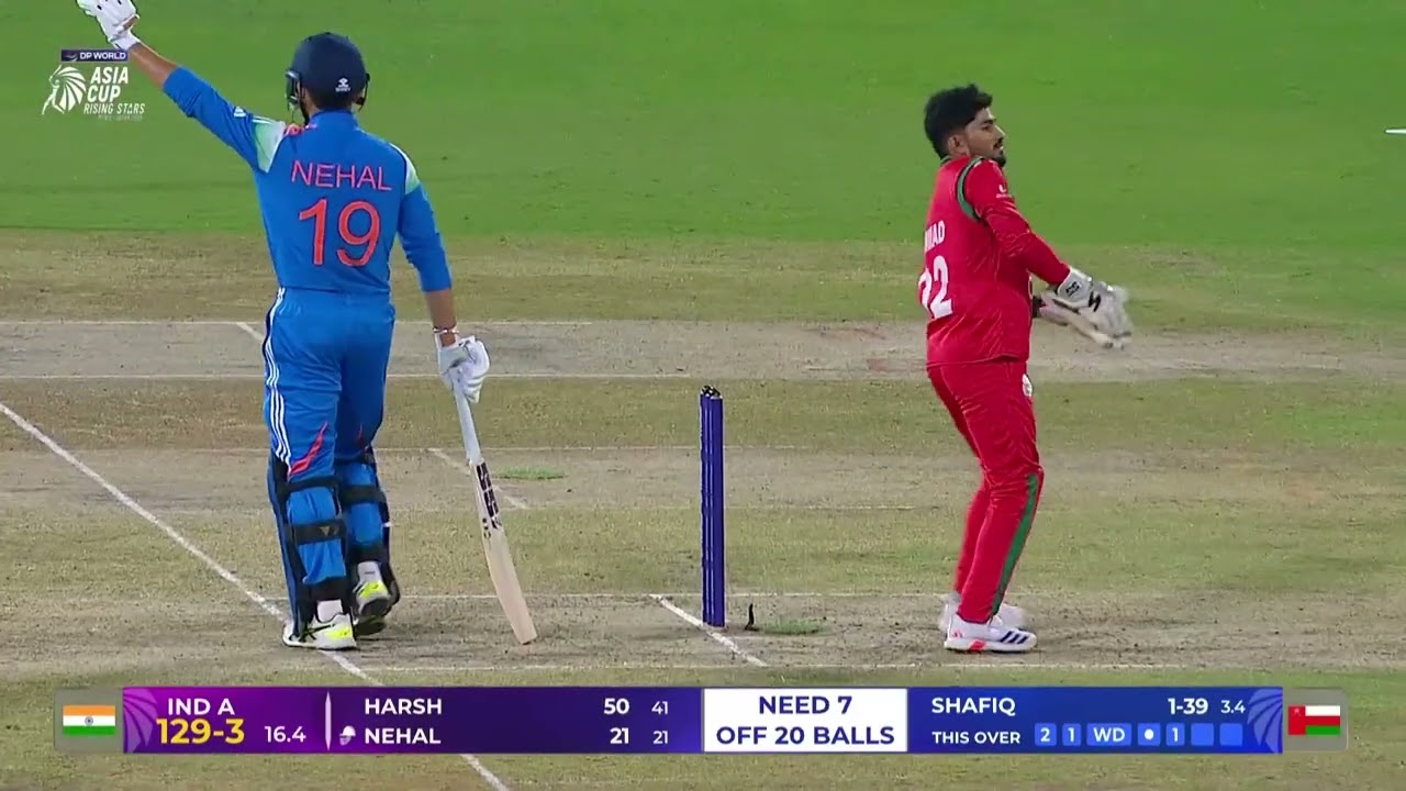 Harsh Dubey brings up his fifty!