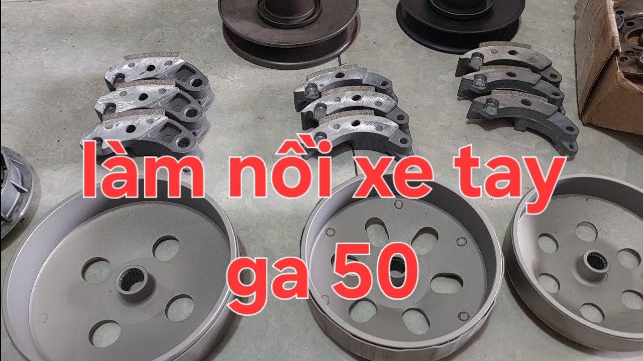 Làm 2 bộ nồi xe tay ga like kimco 50 // ATILA 50 
