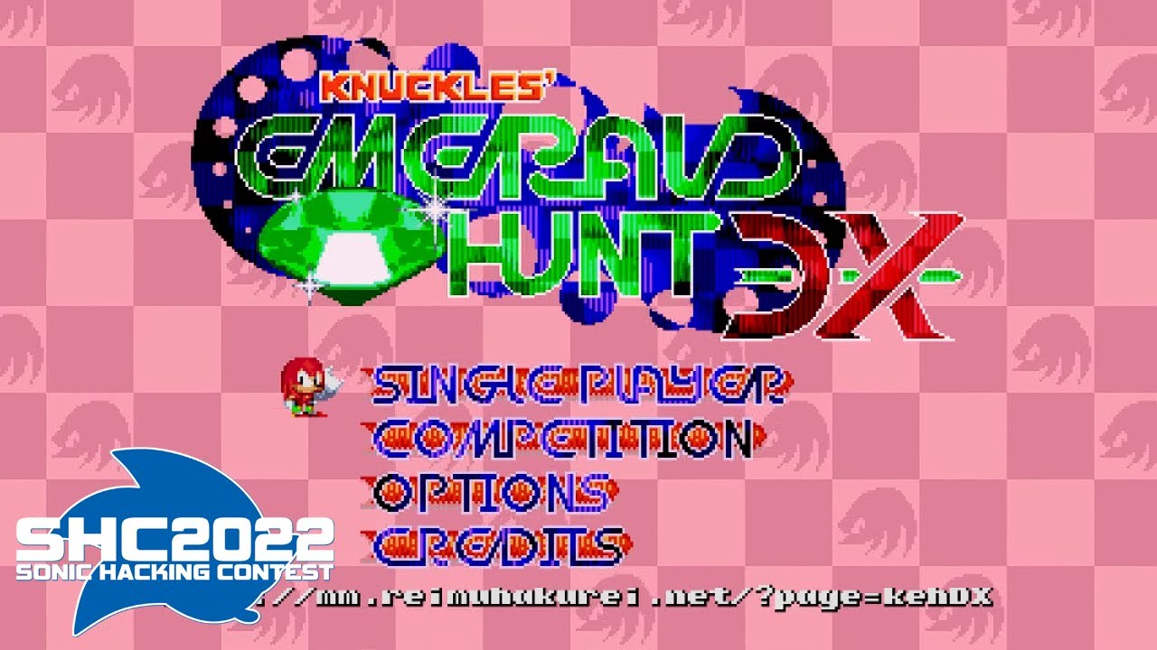 Knuckles' Emerald Hunt DX (SHC '22) ✪ Full Game Playthrough (1080p/60fps)
