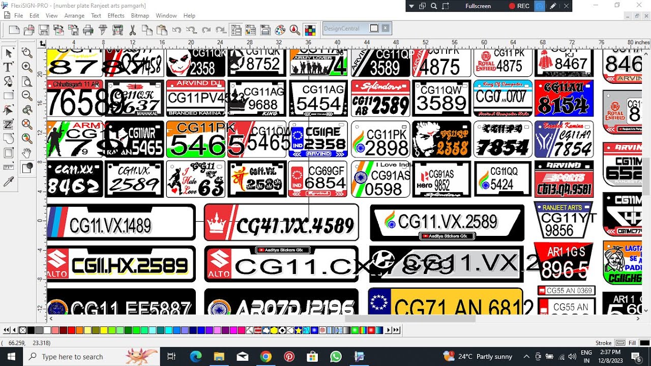free download new number plate design aaditya stickers gfx part 14