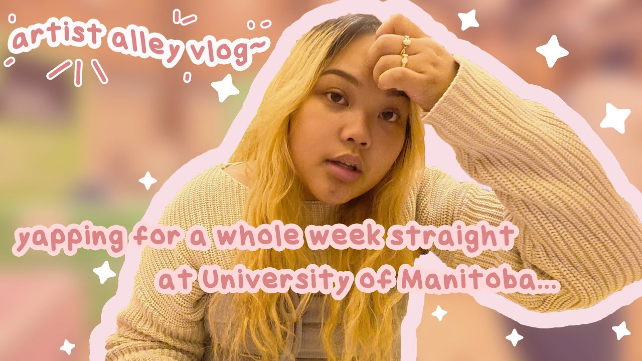 ARTIST WEEK IN MY LIFE ✧˖*°࿐ tabling at UofM's BISON BASH for a WHOLE WEEK