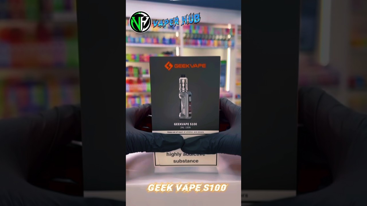 GEEK VAPE S100 2mL 100w unboxing 💖 #vaper #geekvape #vape #pod #viralvape#VaperHub
