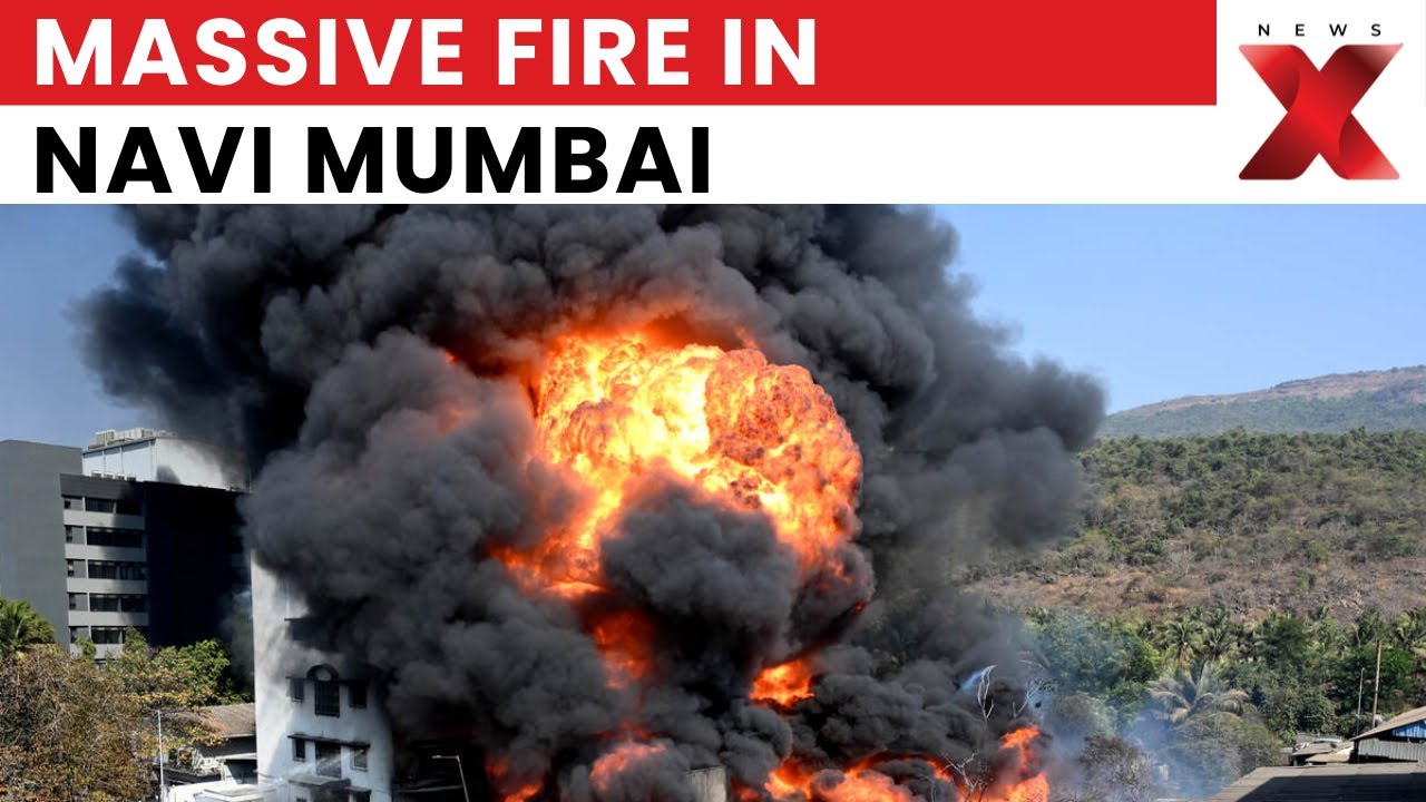 Navi Mumbai: Massive Fire Erupts At Chemical Company In MIDC Pawane, Fire Tenders On Spot