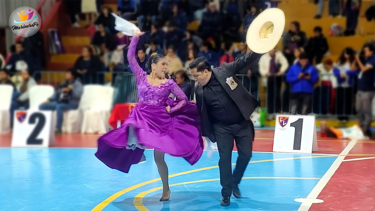 Enérgica marcación de "Proa al puerto", Isaac y Magda lo hicieron | Selectivo Marinera Pachacamac