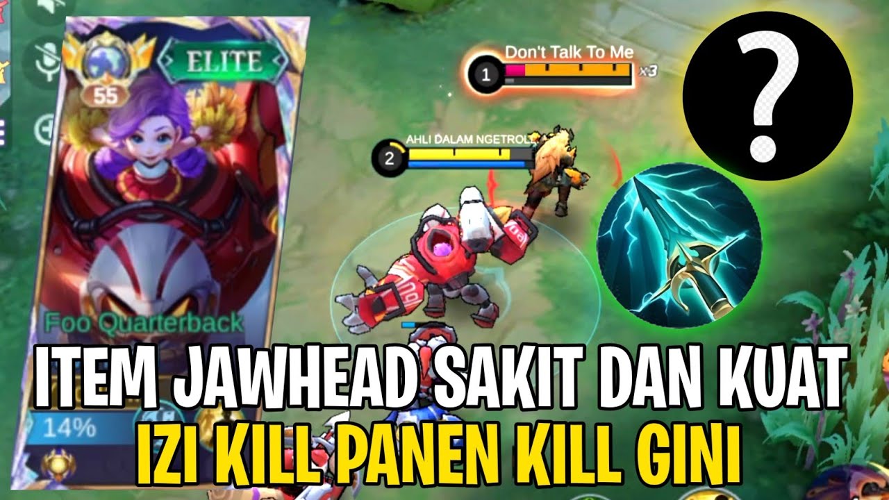 Item Jawhead Bikin Sakit Dan Kuat Tapi JANGAN Di Pake - Top Global Jawhead Gameplay - Mlbb