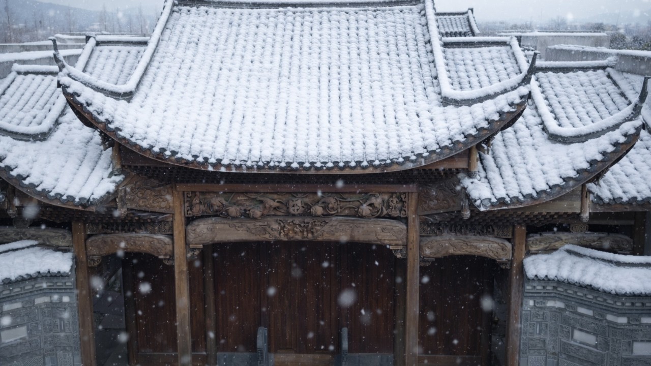 Ancient China Covered in Snow!