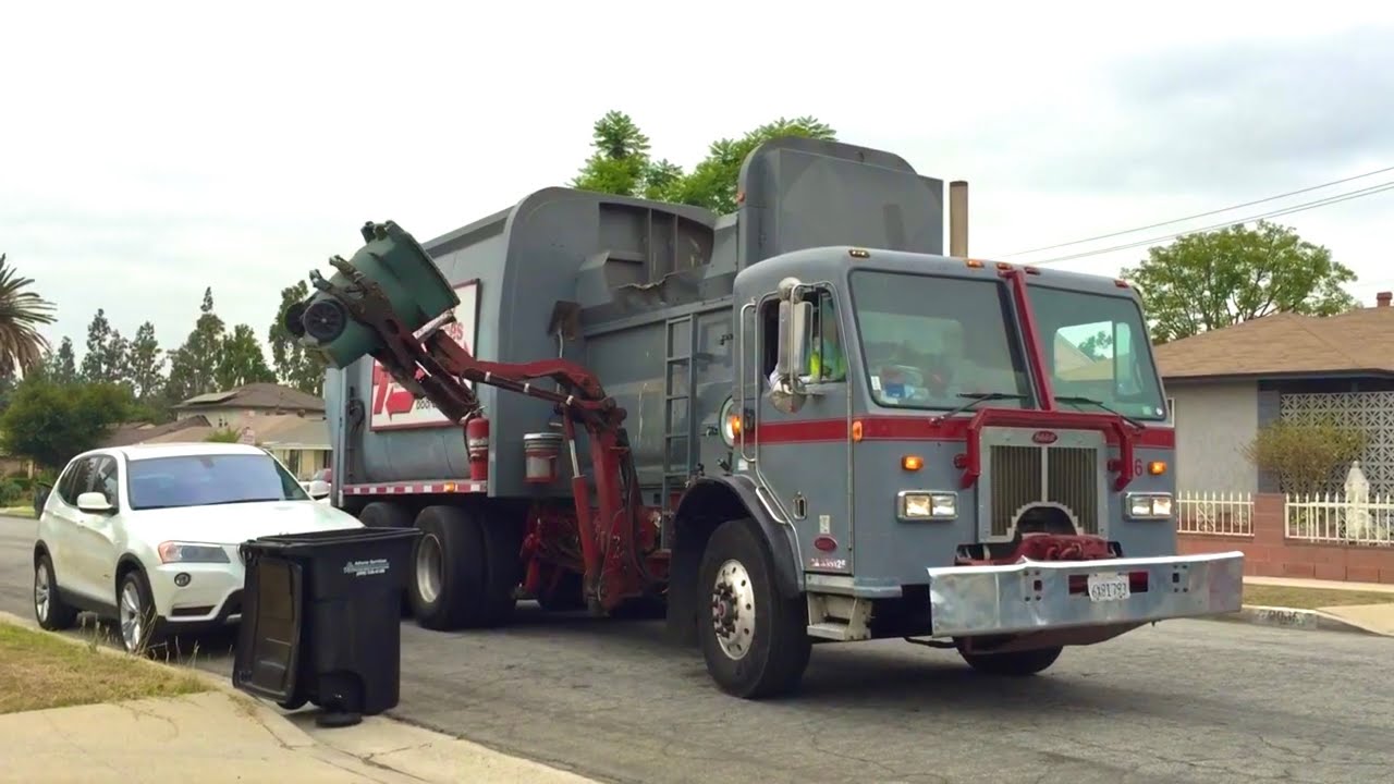 Athens Services - Monterey Park Garbage Truck Compilation