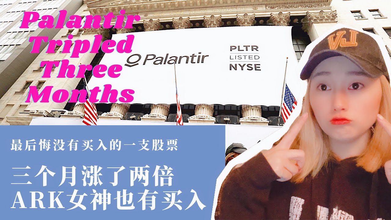 #科技股 PLTR三个月涨了两倍，继特斯拉之后最后悔没有买入的一支股票｜Stock Palantir has UP📈 $25 in three months