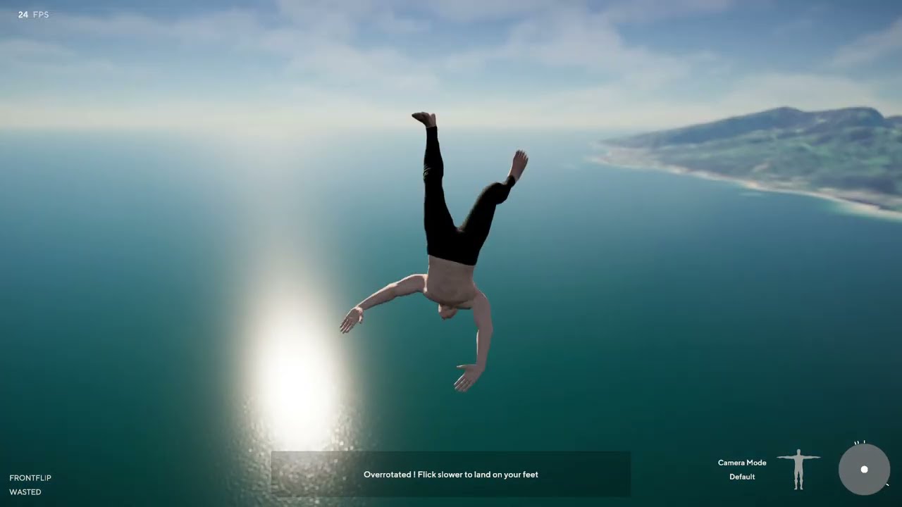 je teste le jeu tricking 0 (partie 2 ?)