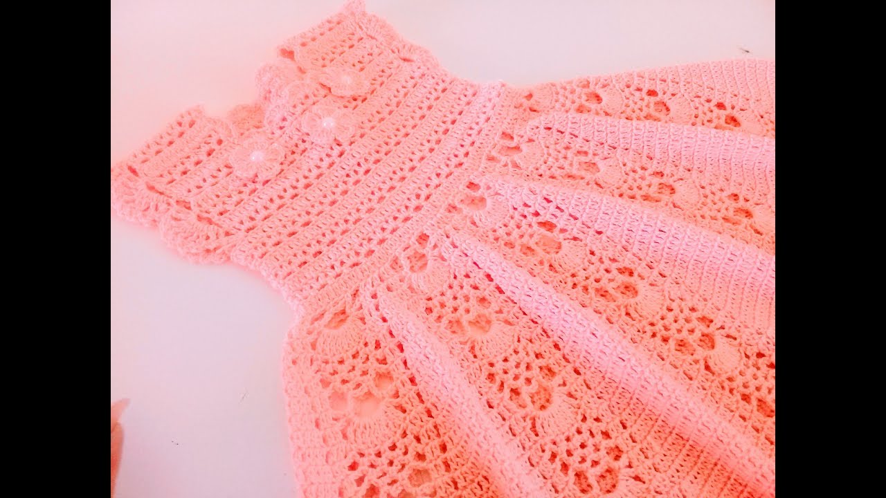 vestido tejido a crochet o ganchillo paso a paso   2 de 2