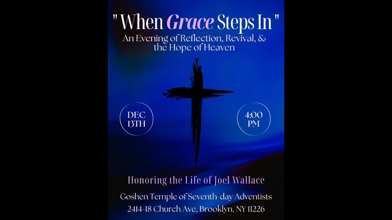 “When Grace Steps In” Honoring Joel Wallace | December 13, 2025
