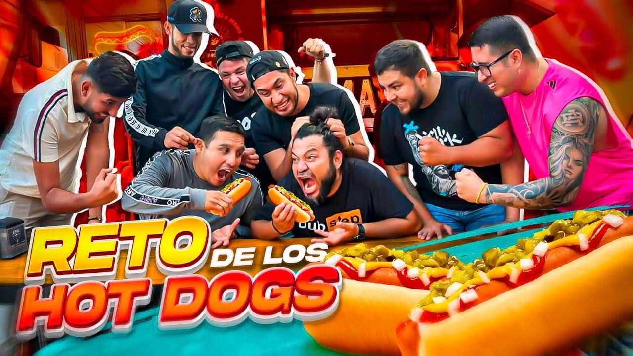 🔥RETO QUIEN COME MAS RAPIDO HOT DOGS CON EL CREW RETOJORJAIS🔥