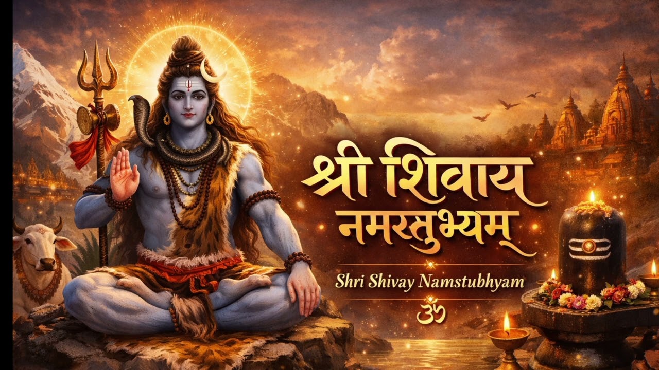 Shree Shivay Namastubhyam | 8 Minutes Deep Meditation Chant | Om Namah Shivaya Mantra