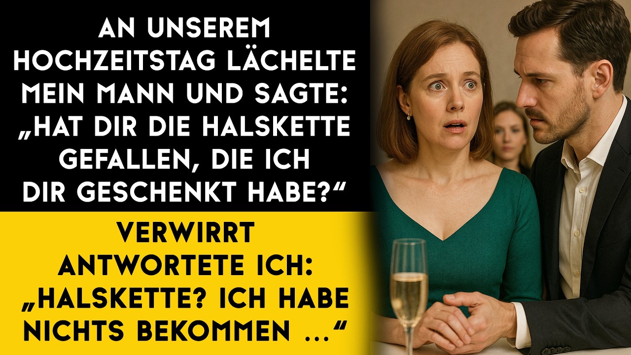 Der Hochzeitstag verlief perfekt … bis mein Mann nach dem Geschenk fragte