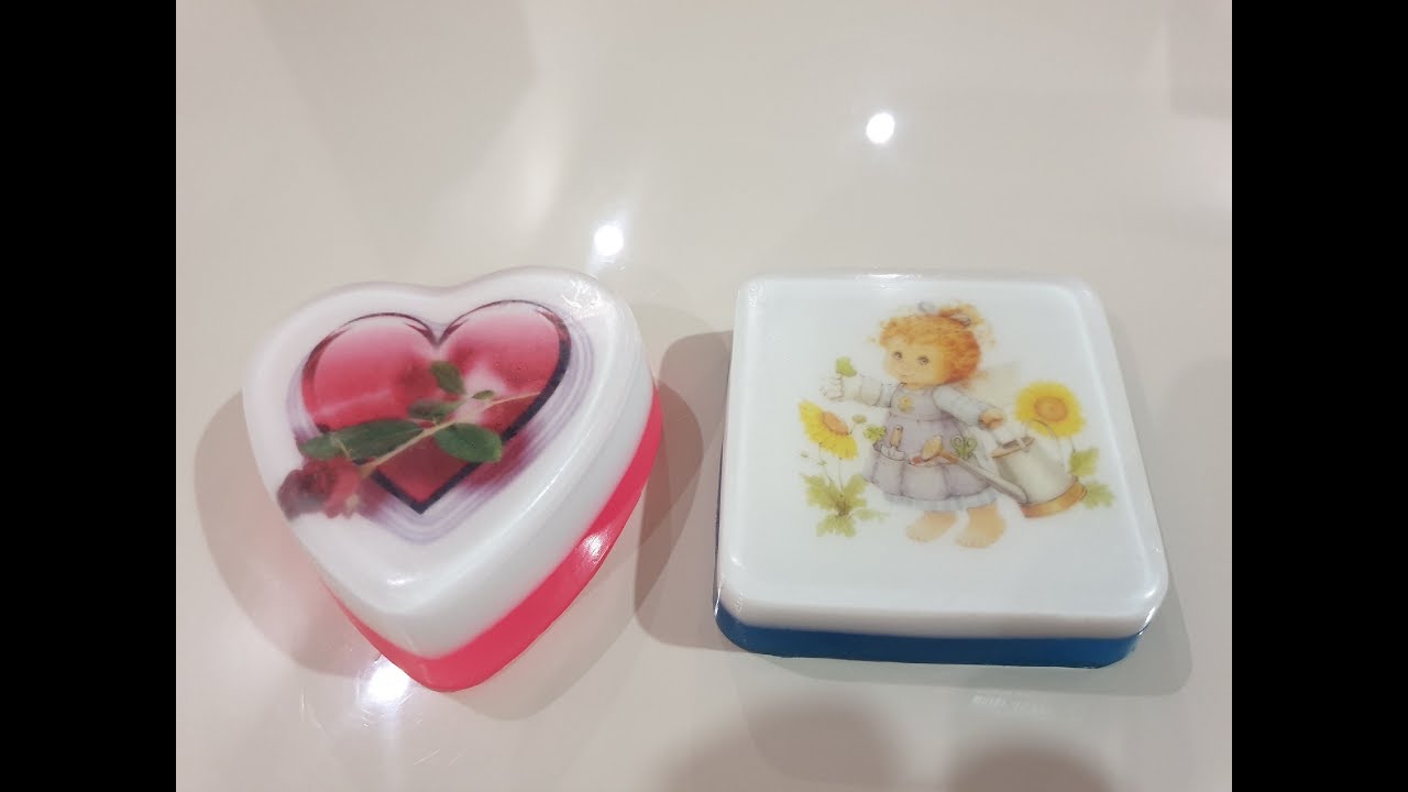 Мыло с картинкой! Легко и без ошибок. Soap with a picture! Мыло ручной работы.