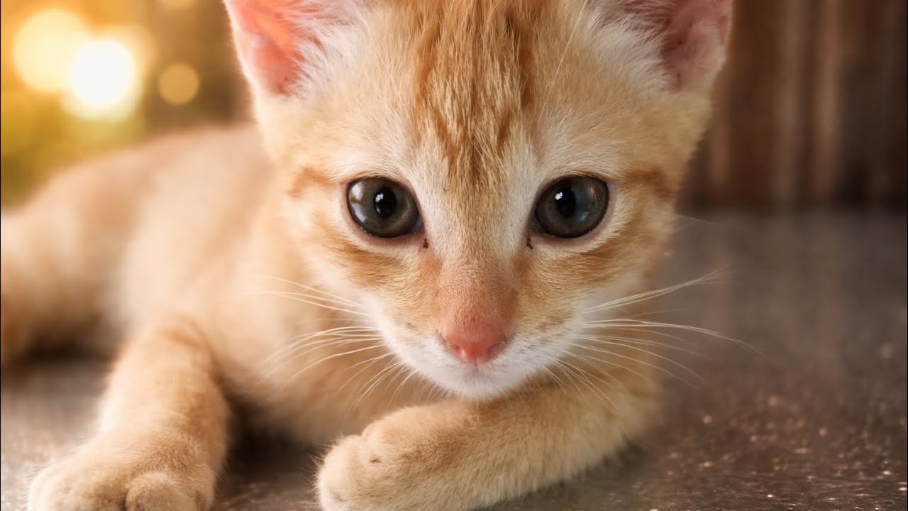 Golden Hour Nap: A Sleepy Orange Kitten’s Quiet Countryside Afternoon [No Music, No AI]