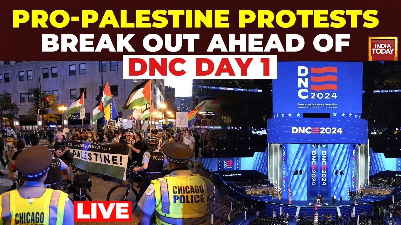 DNC 2024 LIVE: Massive Pro-Palestine Protests Break Out In Illinois Ahead Of DNC Day 1 | US News