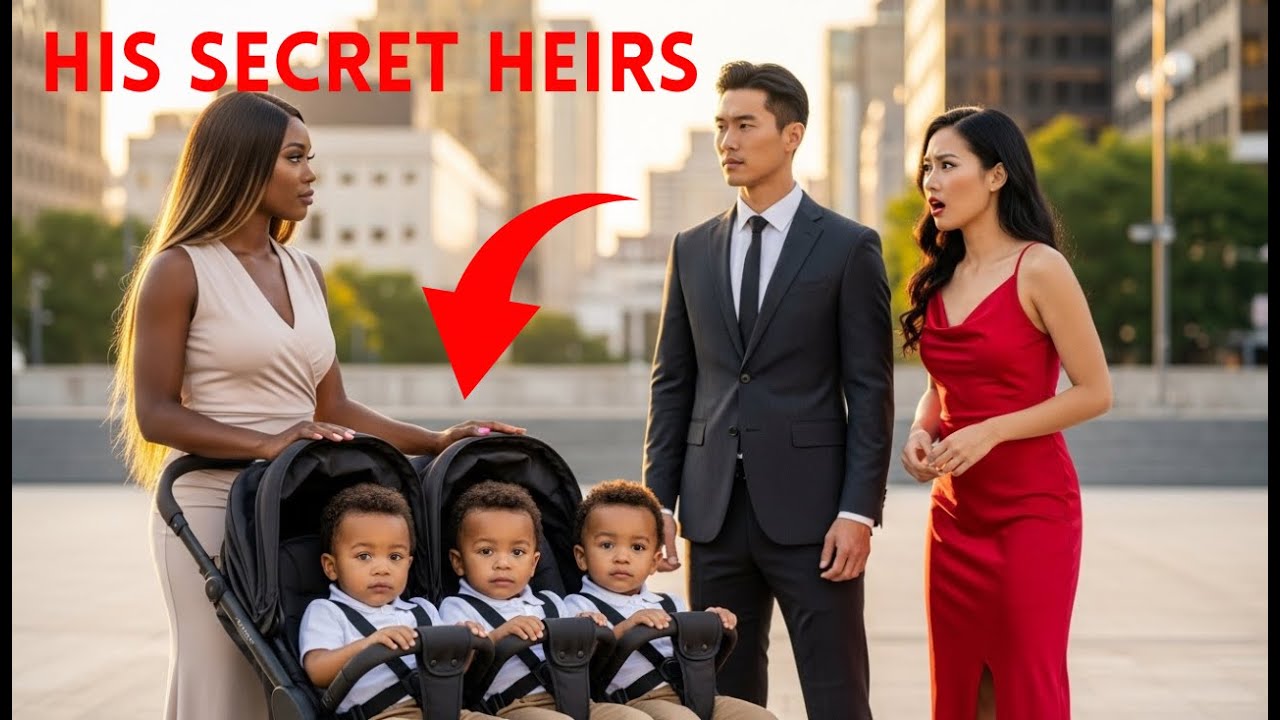 A Mafia Boss and His Fiancée Cross Paths With His Black ex—And Her 3 Identical Triplets Shock Him.