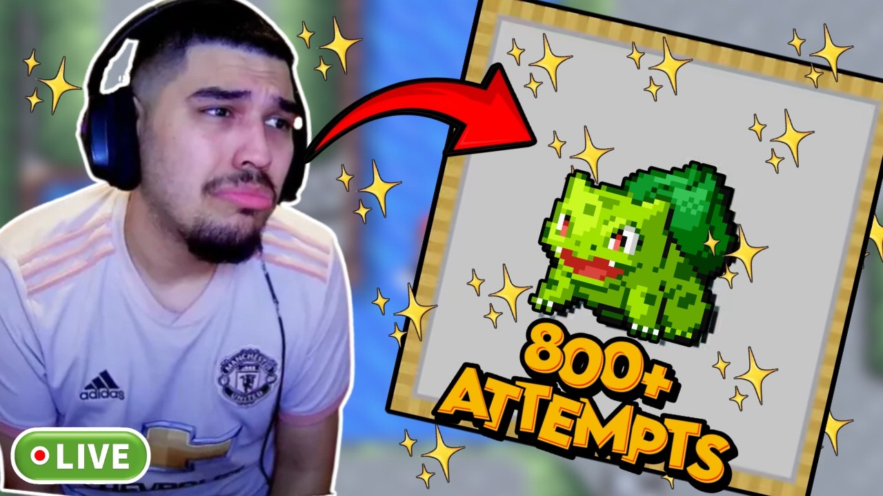 Going INSANE In MY FIRST SHINY HUNT In Pokemon Leaf Green! (DAY 4)
