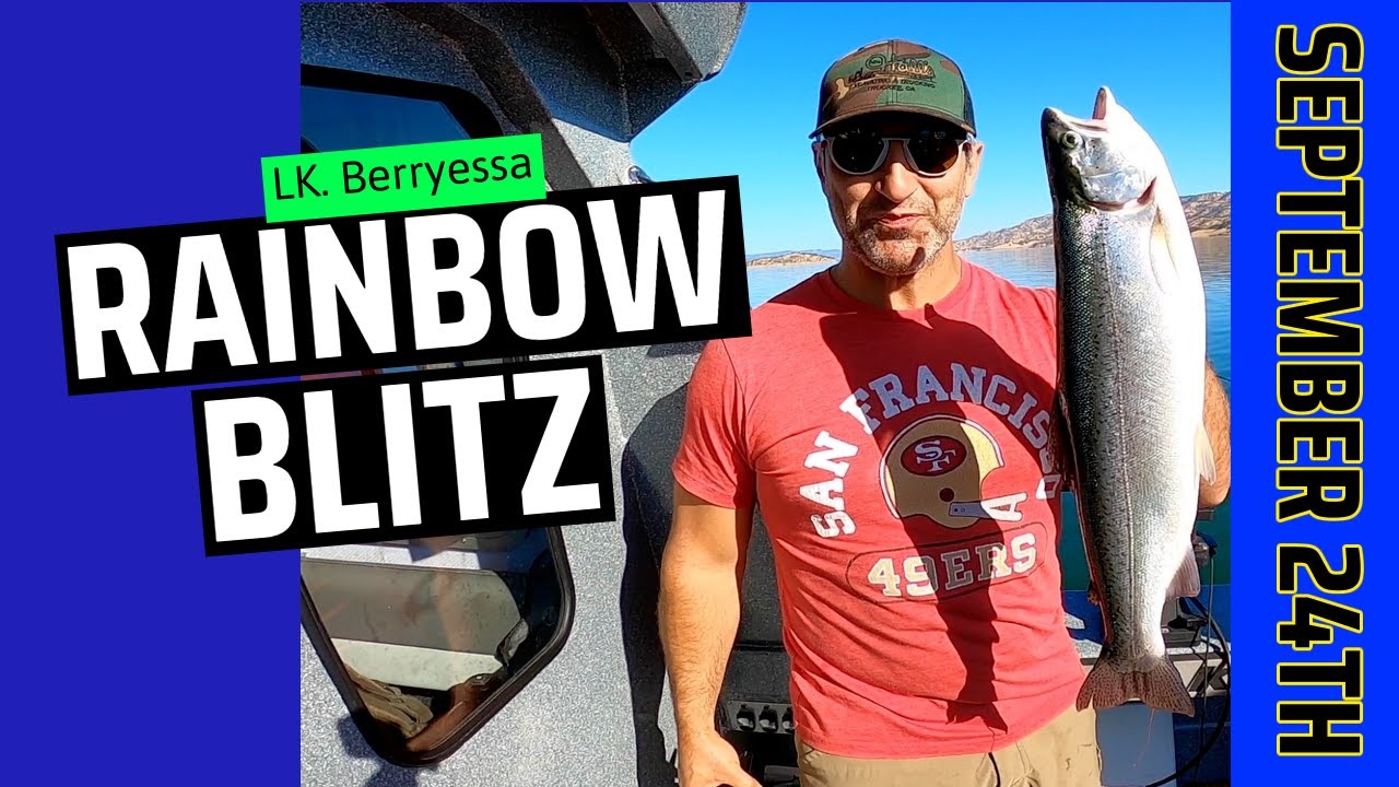 Big Lake Berryessa Rainbows With Big Nate's Guide Service!
