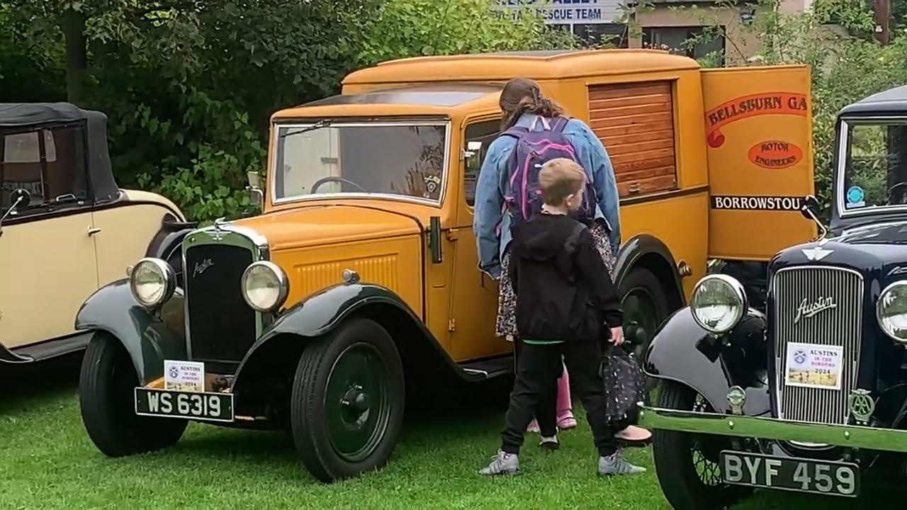 Vintage Austin cars at Melrose
