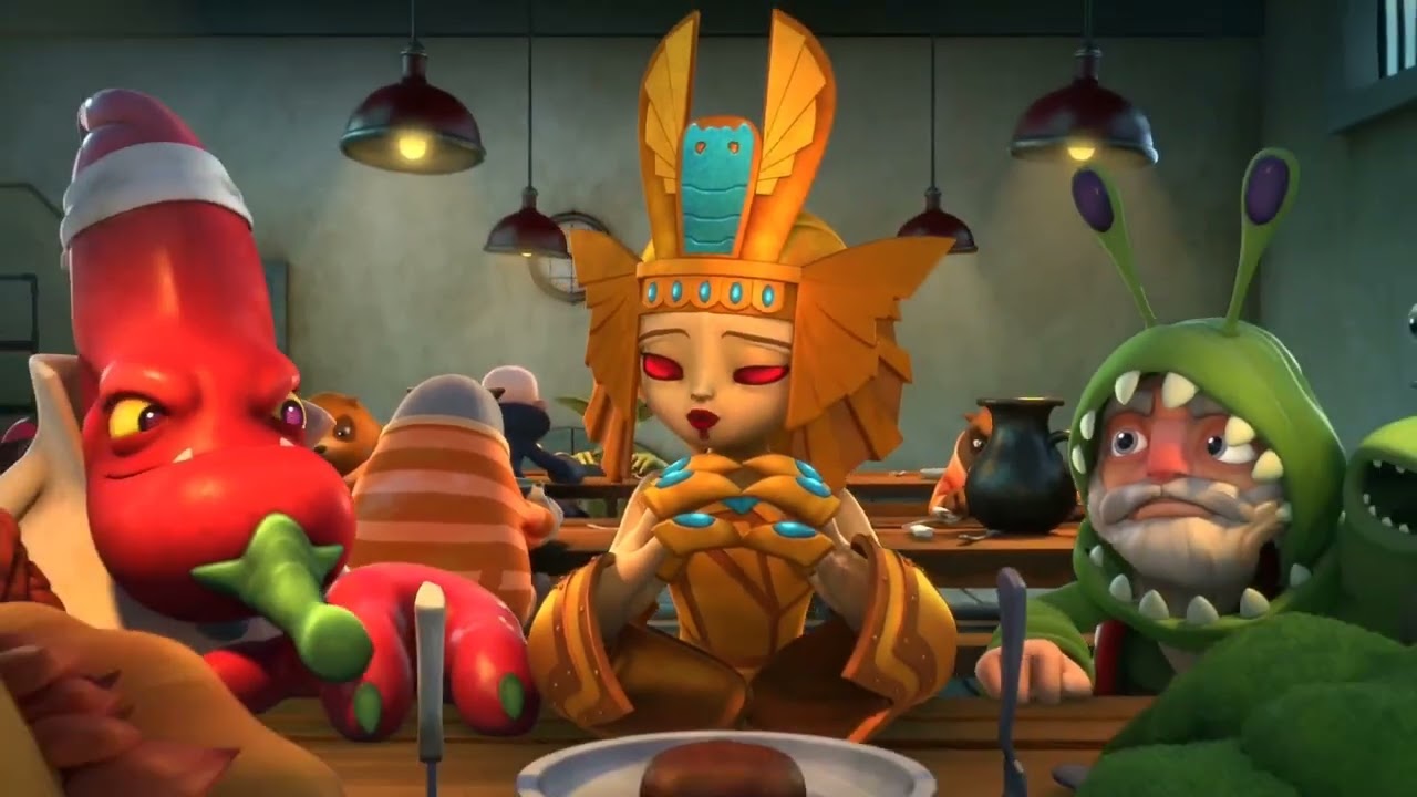 Golden Queen raw scenepack for edits 1080p || Skylanders Academy