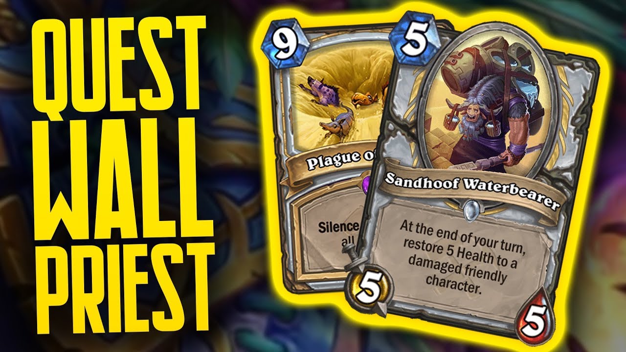 Quest Wall Priest is the Best Wall Priest? | Saviors of Uldum | Hearthstone | Dekkster