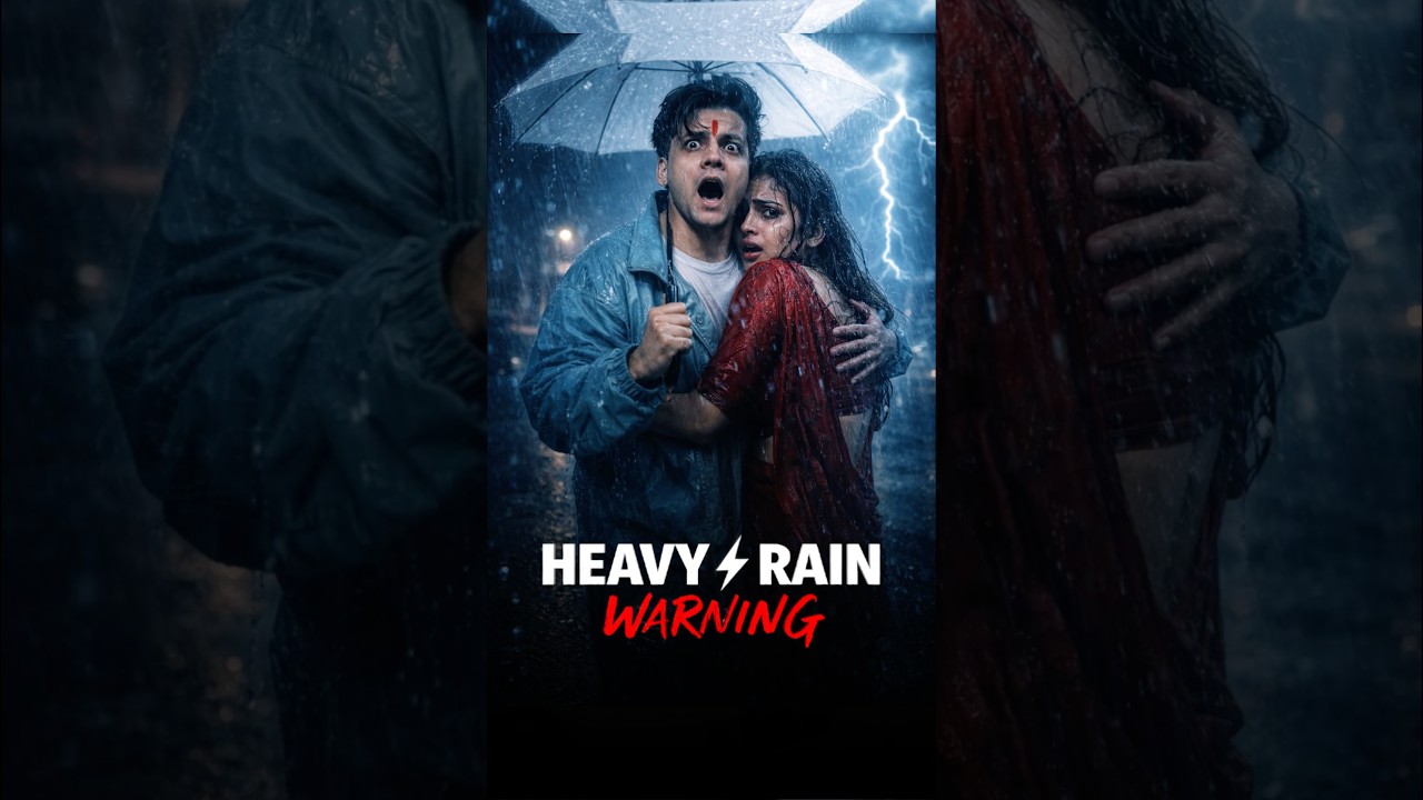 Heavy Rain Alert ⚠️ Humans flying | Gaurav Siddhart | #shorts